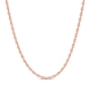 Thumbnail Image 0 of Solid Glitter Rope Chain Necklace 3mm 14K Rose Gold 22"