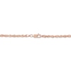 Thumbnail Image 1 of Solid Glitter Rope Chain Necklace 3mm 14K Rose Gold 22"