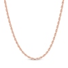 Thumbnail Image 1 of Solid Glitter Rope Chain Necklace 3mm 14K Rose Gold 24&quot;