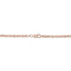 Thumbnail Image 2 of Solid Glitter Rope Chain Necklace 3mm 14K Rose Gold 24&quot;