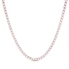 Thumbnail Image 1 of Curb Chain Necklace 2.95mm Solid 10K Rose Gold 20&quot;