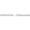 Thumbnail Image 2 of Solid Rope Chain Necklace 5.5mm Sterling Silver 20"