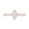 Thumbnail Image 3 of Marquise-Cut Diamond Halo Engagement Ring 1/2 ct tw 14K Rose Gold