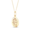 Thumbnail Image 2 of Dragon Coin Necklace 14K Yellow Gold 18&quot;