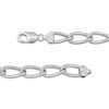 Thumbnail Image 4 of Solid Curb Chain Necklace 10mm Sterling Silver 20&quot;