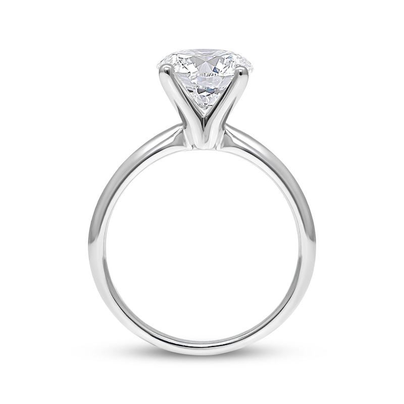 Lab-Grown Diamonds by KAY Round-Cut Solitaire Engagement Ring 2-1/2 ct tw 14K White Gold