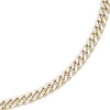 Thumbnail Image 2 of Semi-Solid Diamond-Cut Curb Chain Necklace 5mm 10K Yellow Gold 18&quot;