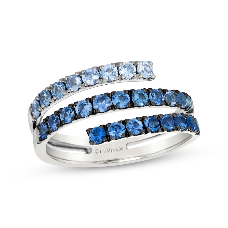 Main Image 1 of Le Vian Good Karma Denim Ombré® Ring 14K Vanilla Gold