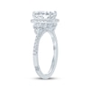 Thumbnail Image 2 of Monique Lhuillier Bliss Emerald-Cut Lab-Grown Diamond Engagement Ring 2 ct tw 18K White Gold