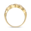 Thumbnail Image 2 of Variable Color Diamonds Twist Ring 5/8 ct tw 10K Yellow Gold