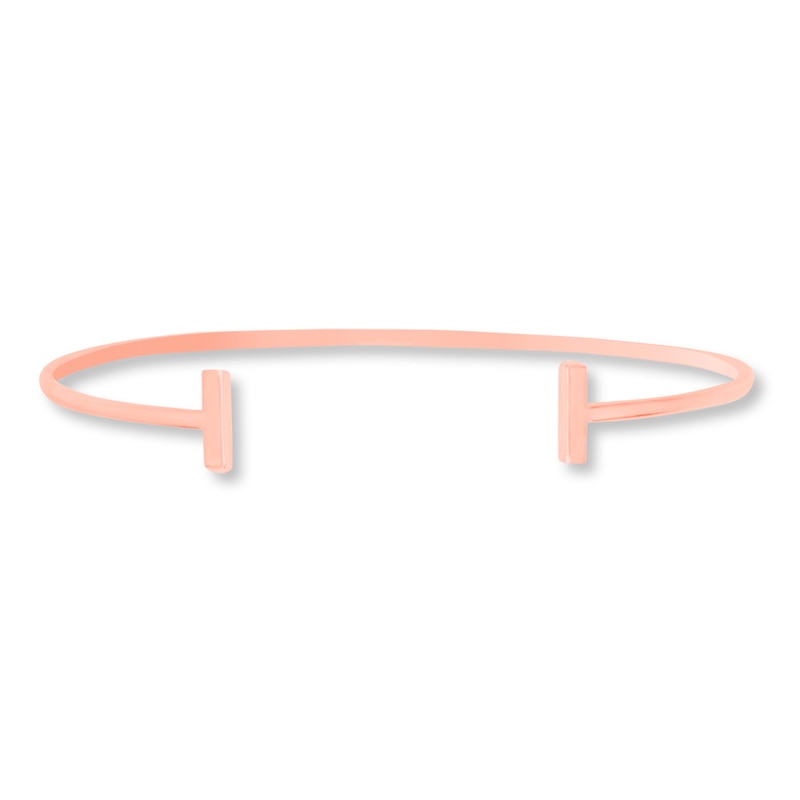 Main Image 1 of Cuff Bangle Bracelet 14K Rose Gold