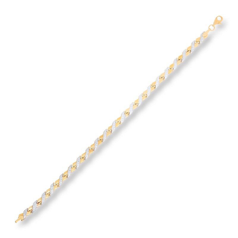 Link Bracelet 10K Yellow Gold 7.5"