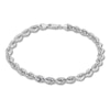 Thumbnail Image 1 of Rope Chain Bracelet 14K White Gold 8.5&quot; Length