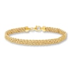 Thumbnail Image 1 of Hollow Triple Rope Bracelet 10K Yellow Gold 7.5&quot;