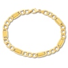 Thumbnail Image 1 of Hollow Link Chain Bracelet 10K Yellow Gold 8.5&quot;