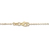 Thumbnail Image 2 of Cross Anklet 14K Yellow Gold 9.5"