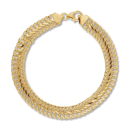 Infinity Bracelet 14K Yellow Gold 7.5&quot;