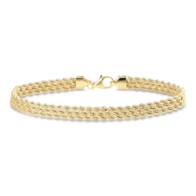 Yellow gold bracelets