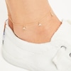 Thumbnail Image 2 of Diamond Pear Anklet 10K Yellow Gold