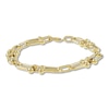 Thumbnail Image 0 of Hollow Stirrup Bracelet 10K Yellow Gold 7.5"