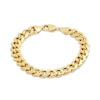 Thumbnail Image 1 of Semi-Solid Cuban Chain Bracelet 10K Yellow Gold 7.5&quot;