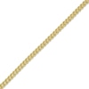 Hollow Franco Chain Bracelet 14K Yellow Gold 8.5
