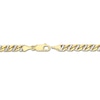 Thumbnail Image 2 of Hollow Mariner Chain Bracelet 10K Two-Tone Gold 8.5&quot;