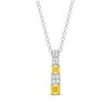 Thumbnail Image 0 of Le Vian Sunny Yellow Diamond Necklace 3/8 ct tw 14K Two-Tone Gold 19"