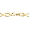 Thumbnail Image 2 of Oval Link Twist Bracelet 10K Yellow Gold 7.5"
