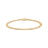 Thumbnail Image 1 of Hollow Byzantine Chain Bracelet 2.95mm 14K Yellow Gold 7.5&quot;