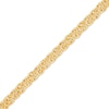 Thumbnail Image 2 of Hollow Byzantine Chain Bracelet 2.95mm 14K Yellow Gold 7.5&quot;