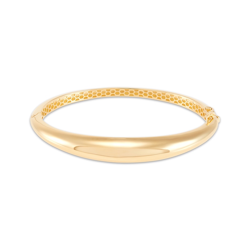 Main Image 1 of Domed Bangle Bracelet 14K Yellow Gold