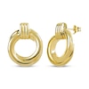 Thumbnail Image 1 of Hollow Open Circle Earrings 14K Yellow Gold