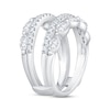 Thumbnail Image 1 of Lab-Created Diamonds by KAY Marquise & Round-Cut Enhancer Ring 1-1/2 ct tw 14K White Gold