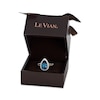 Thumbnail Image 3 of Le Vian Pear-Shaped Blue Topaz Ring 1/4 ct tw 14K Vanilla Gold