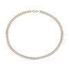 Thumbnail Image 0 of Semi-Solid Diamond-Cut Curb Chain Bracelet 5mm 10K Yellow Gold 7.5"