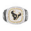 Thumbnail Image 1 of True Fans Houston Texans Championship Ring Sterling Silver & 10K Yellow Gold Ring