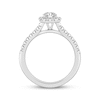 Thumbnail Image 3 of Lab-Grown Diamonds by KAY Round-Cut Halo Engagement Ring 3/4 ct tw 14K White Gold