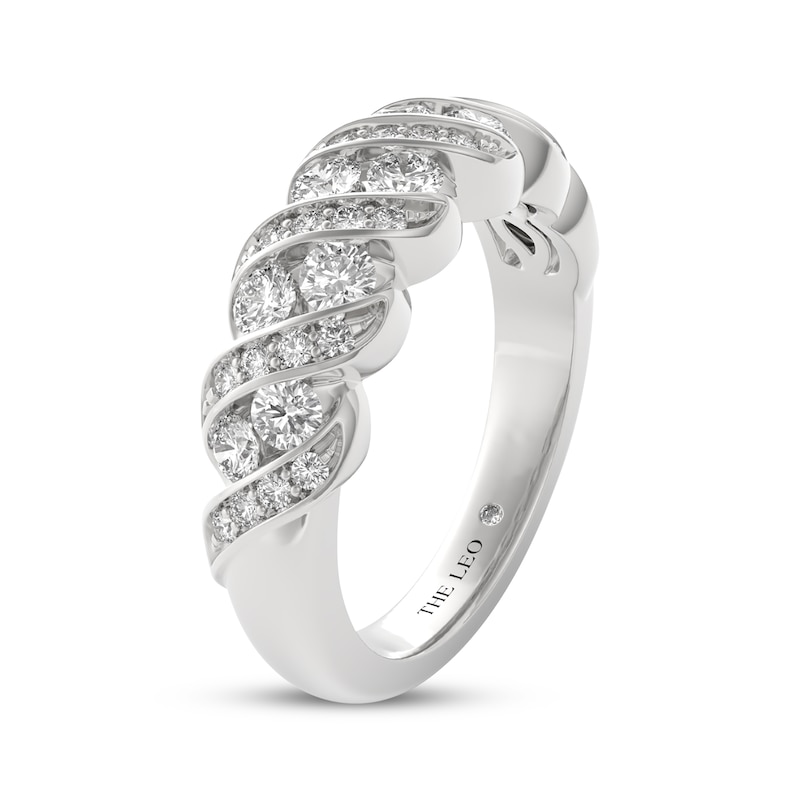 Main Image 2 of THE LEO Diamond Anniversary Ring 1 ct tw 14K White Gold