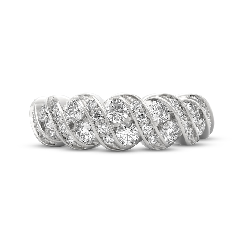 Main Image 3 of THE LEO Diamond Anniversary Ring 1 ct tw 14K White Gold