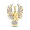 Thumbnail Image 1 of Men's Diamond Eagle Charm 1/6 ct tw 10K Yellow Gold