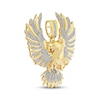 Thumbnail Image 2 of Men's Diamond Eagle Charm 1/6 ct tw 10K Yellow Gold