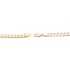 Thumbnail Image 3 of Solid Curb Chain Necklace 3.9mm 10K Yellow Gold 20”