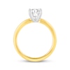 Thumbnail Image 2 of Lab-Grown Diamonds by KAY Oval-Cut Solitaire Engagement Ring 1-1/2 ct tw 14K Yellow Gold (F/SI2)