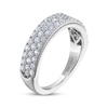 Thumbnail Image 2 of THE LEO Diamond Three-Row Anniversary Ring 1 ct tw 14K White Gold