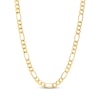 Thumbnail Image 2 of Semi-Solid Figaro Chain Necklace & Bracelet Set 5.2mm 10K Yellow Gold