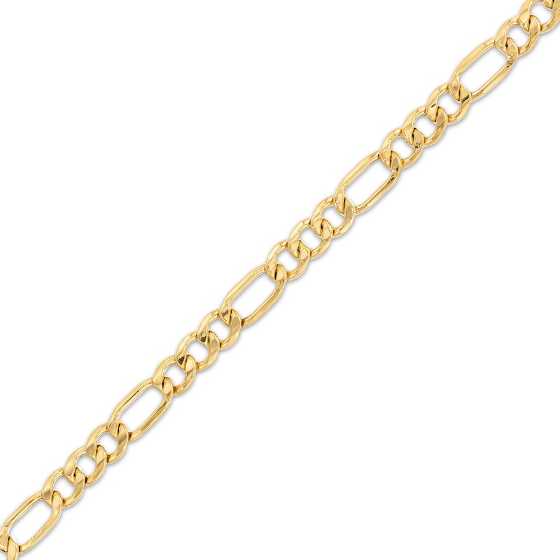 Main Image 4 of Semi-Solid Figaro Chain Necklace & Bracelet Set 5.2mm 10K Yellow Gold