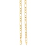 Thumbnail Image 5 of Semi-Solid Figaro Chain Necklace & Bracelet Set 5.2mm 10K Yellow Gold