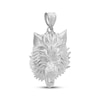 Thumbnail Image 2 of Men's Wolf Head Charm Sterling Silver