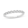 Thumbnail Image 0 of Lab-Grown Diamonds by KAY Twist Anniversary Ring 1/20 ct tw 10K White Gold